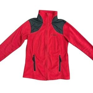 Columbia Pink Fleece Jacket Women's Medium for Fall or Winter Layer‎